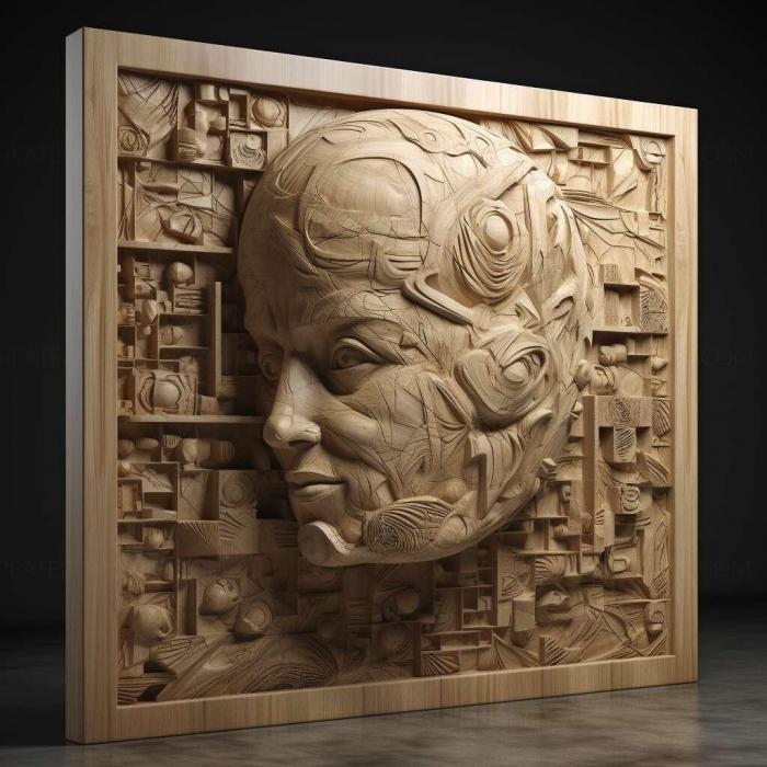 نموذج ثلاثي الأبعاد لآلة CNC 3D Art 